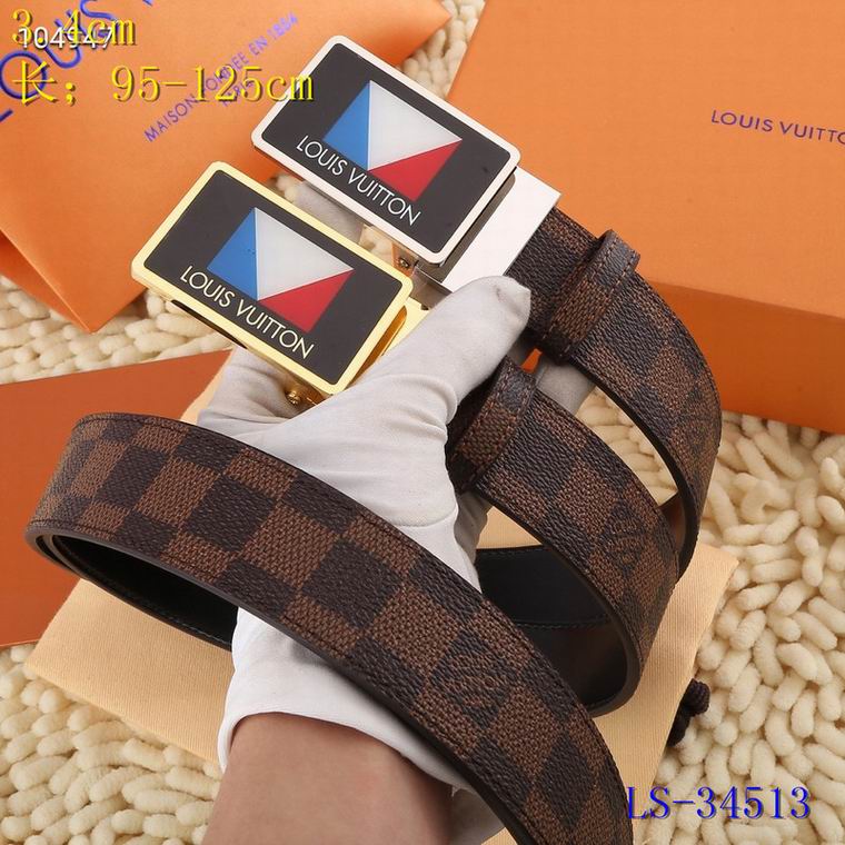 LV Belt 34mm 95-125cm 8L18